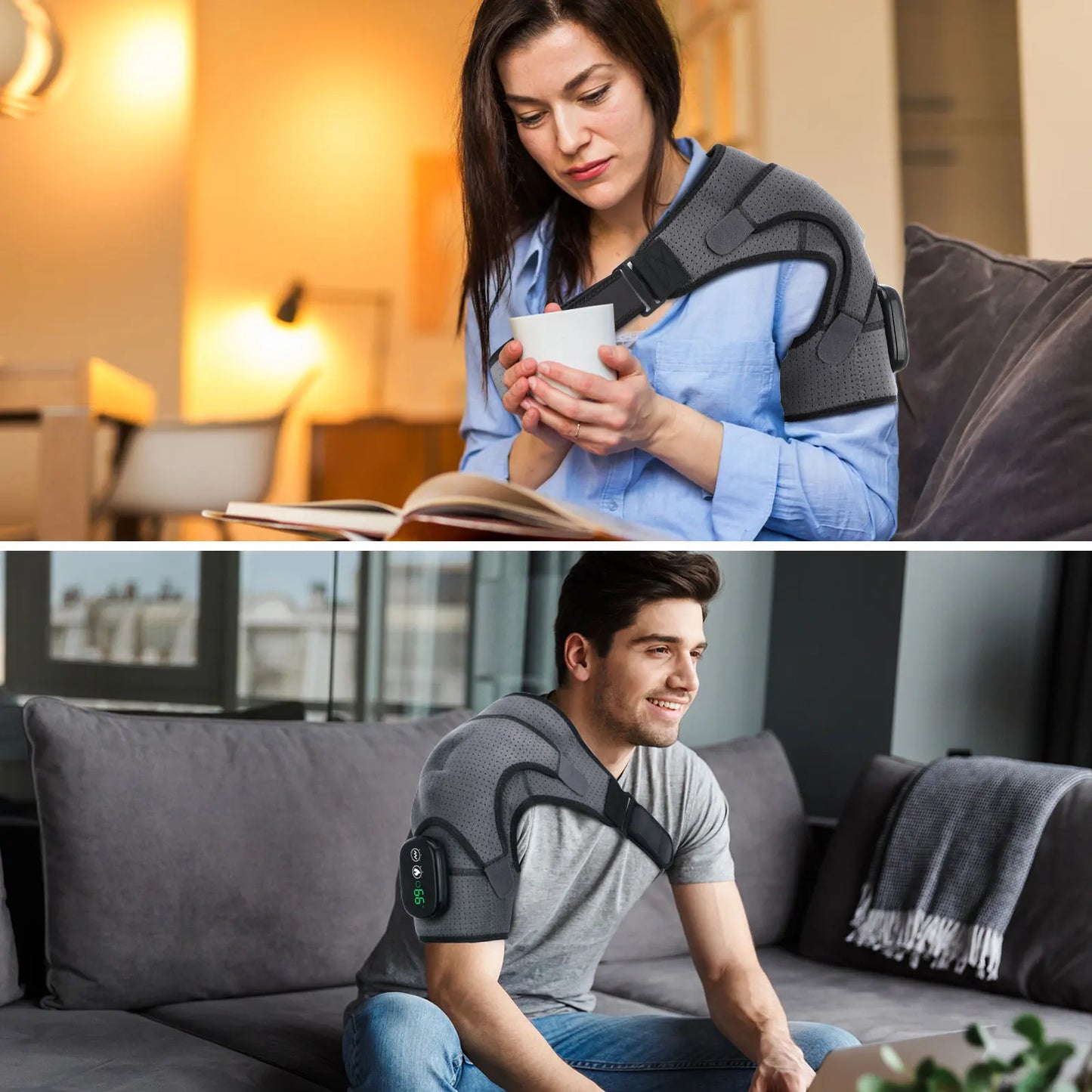 HeatEase Shoulder Massager + (Get a Free e-Book)