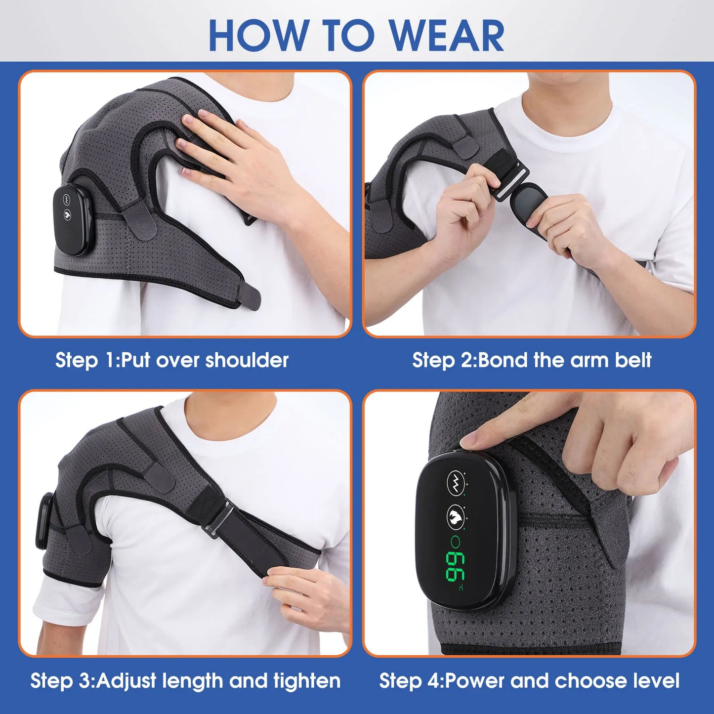 HeatEase Shoulder Massager + (Get a Free e-Book)